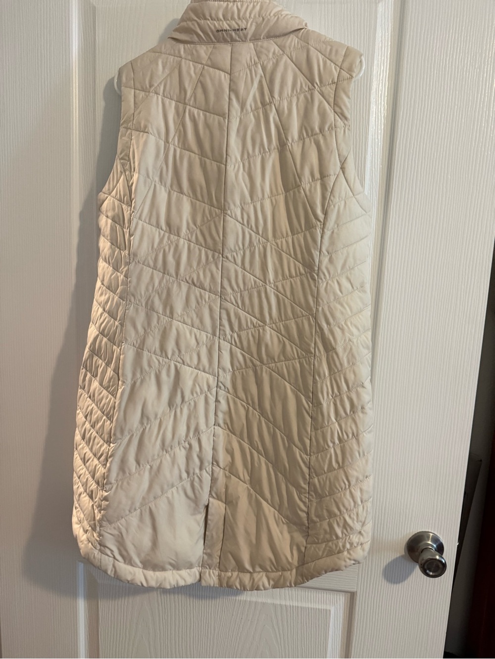 Columbia Women's Ivory Quilted Hooded Insulated Vest - Picture 4 of 4